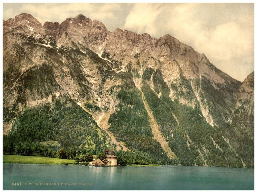 St. Bartholoma, Konigsee, Upper Bavaria, Germany 0400-3026