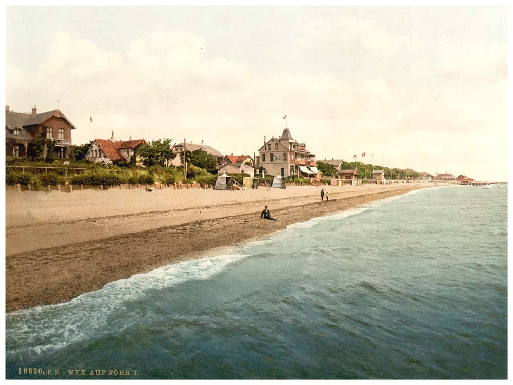 General view, I., Wyk on Fohr, Schleswig-Holstein, Germany 0400-3641