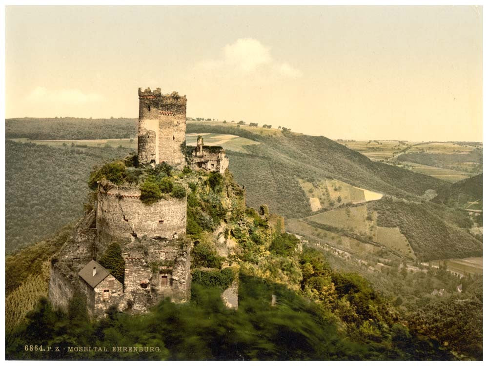 The Ehrenburg, Moselle, valley of, Germany 0400-3821