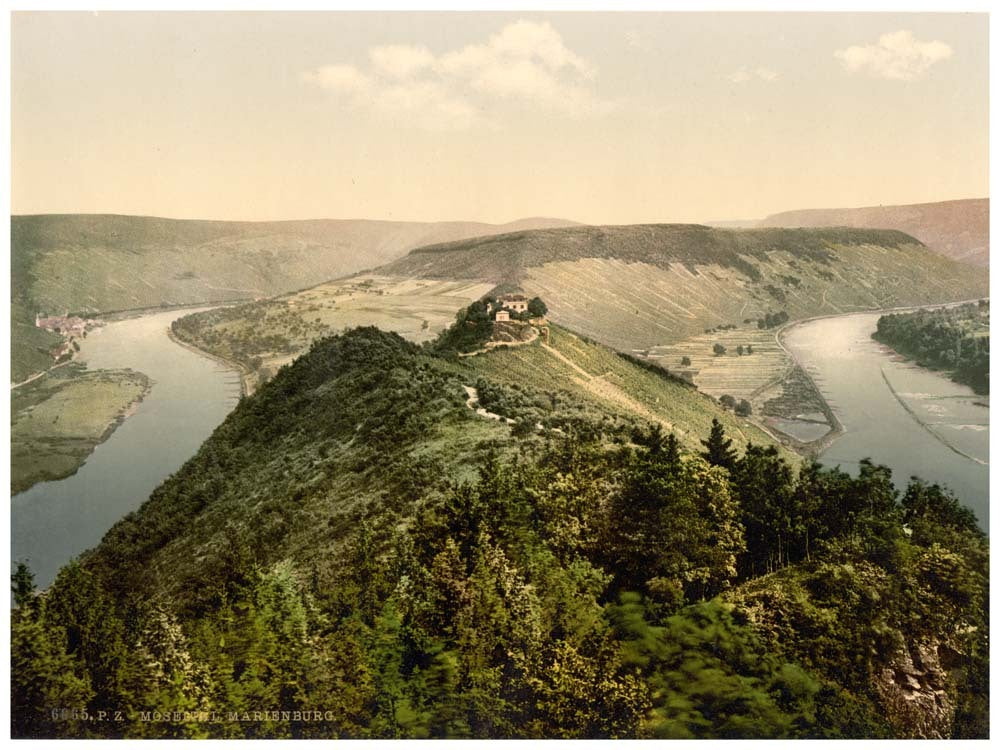 The Marienburg, Moselle, valley of, Germany 0400-3822