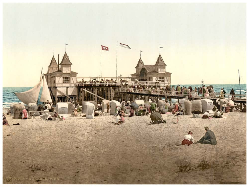 The pier, Ahlbeck, Pomerania, Germany 0400-3829