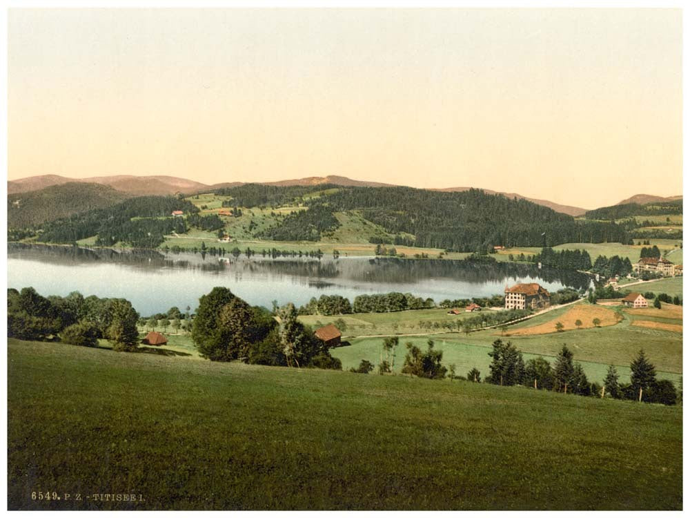 Titisee, general view, Black Forest, Baden, Germany 0400-3880