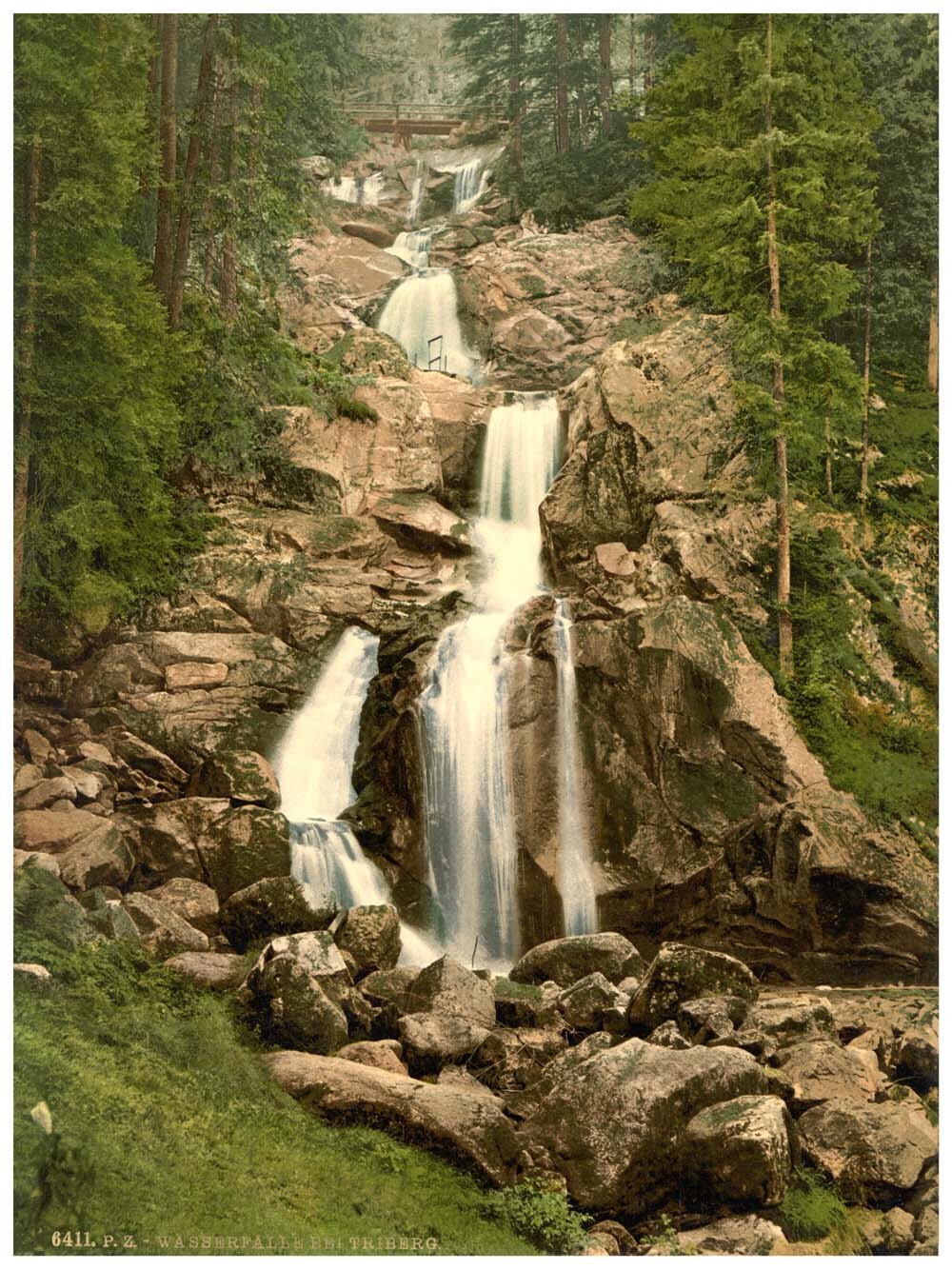 Ther Waterfall, Treiberg, Black Forest, Baden, Germany 0400-3886