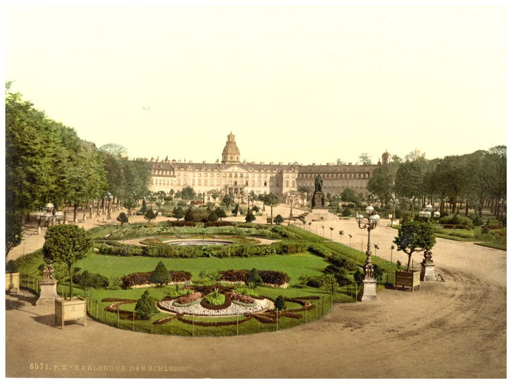 The Castle, Karlsruhe, Baden, Germany 0400-3921