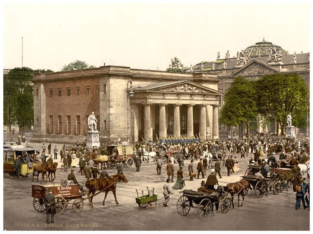 The "New Guard" and street scene, Berlin, Germany 0400-3937