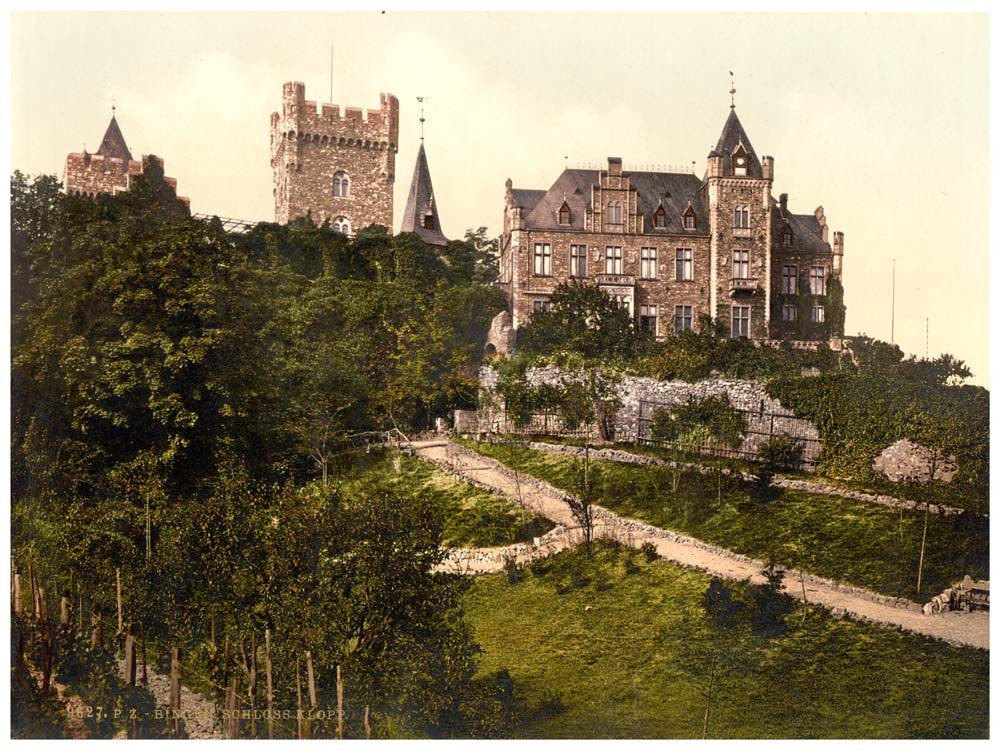 Schloss Klopp, Bingen, the Rhine, Germany 0400-3982
