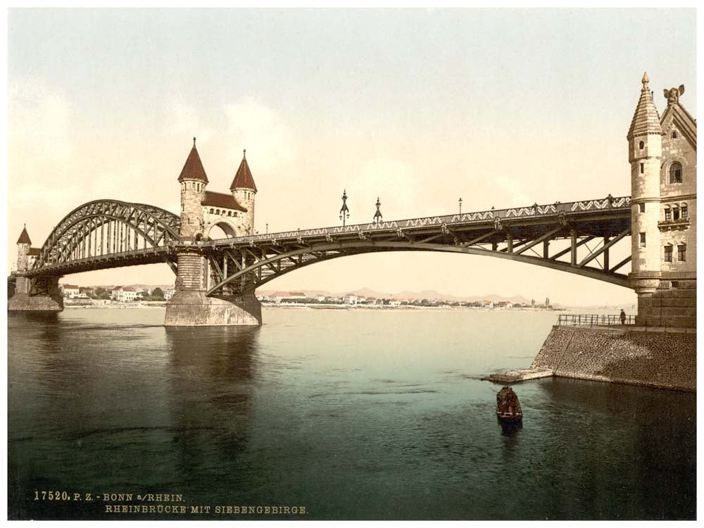 Rhine Bridge and Siebengebirge, Germany 0400-3991