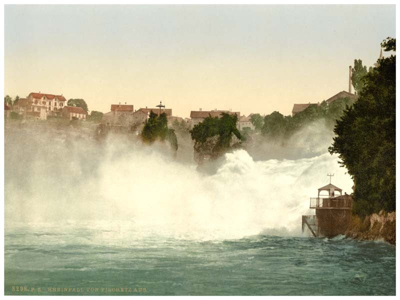Rheinfall von Fischetz aus., Schaffhausen, Switzerland 0400-4057