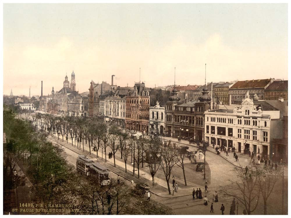 St. Paul Spielbudenplatz, Hamburg, Germany 0400-4173