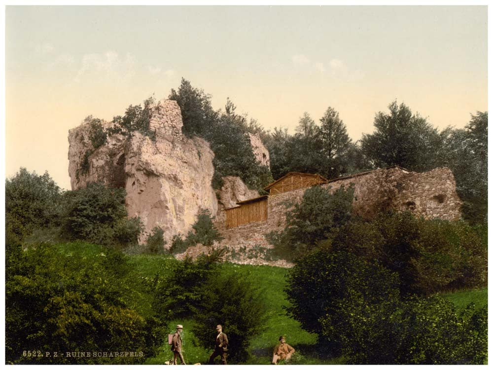 Ruins of Schwarzfels, Hartz, Germany 0400-4321