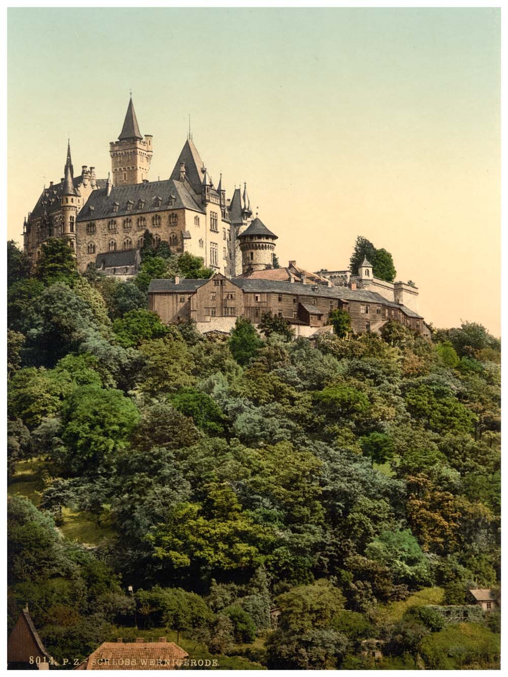 The castle, Wernigerode, Hartz, Germany 0400-4328