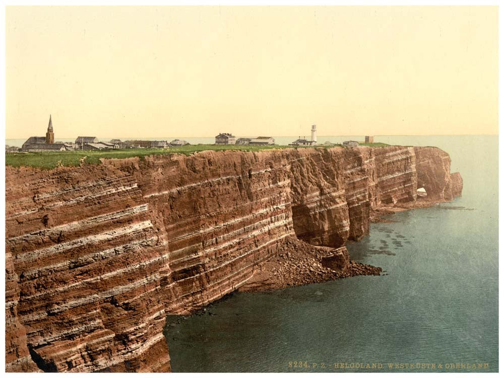 West Beach and the Oberland, Helgoland, Germany 0400-4342