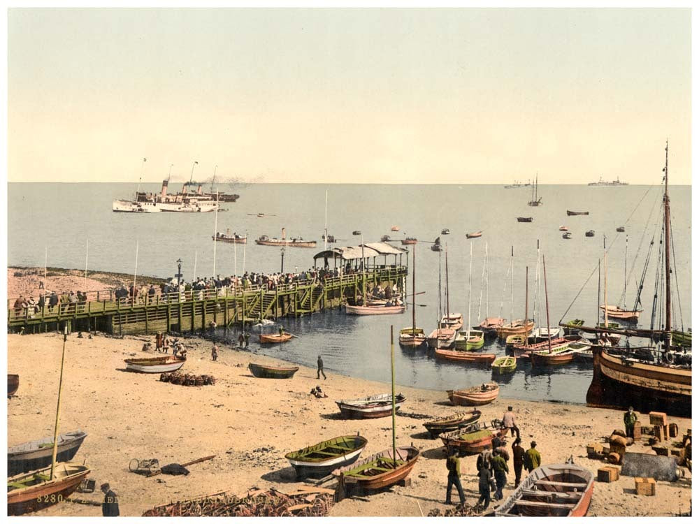 The pier, Helgoland, Germany 0400-4350