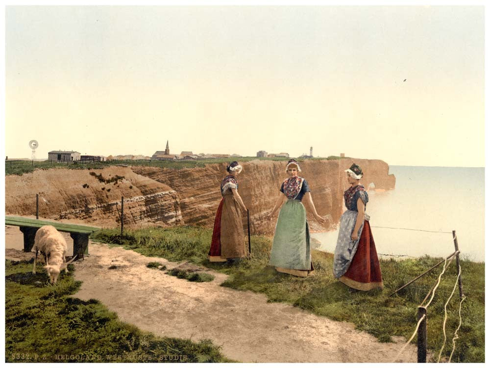 Study of the west side, Helgoland, Germany 0400-4353
