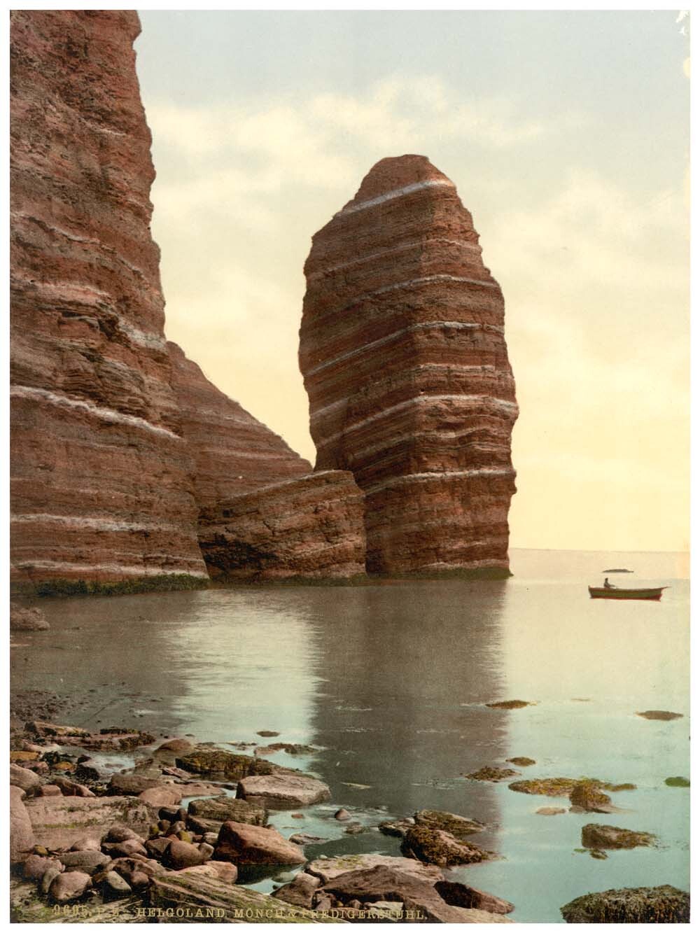 "Monk" and Preacher's Pulpit, Helgoland, Germany 0400-4357