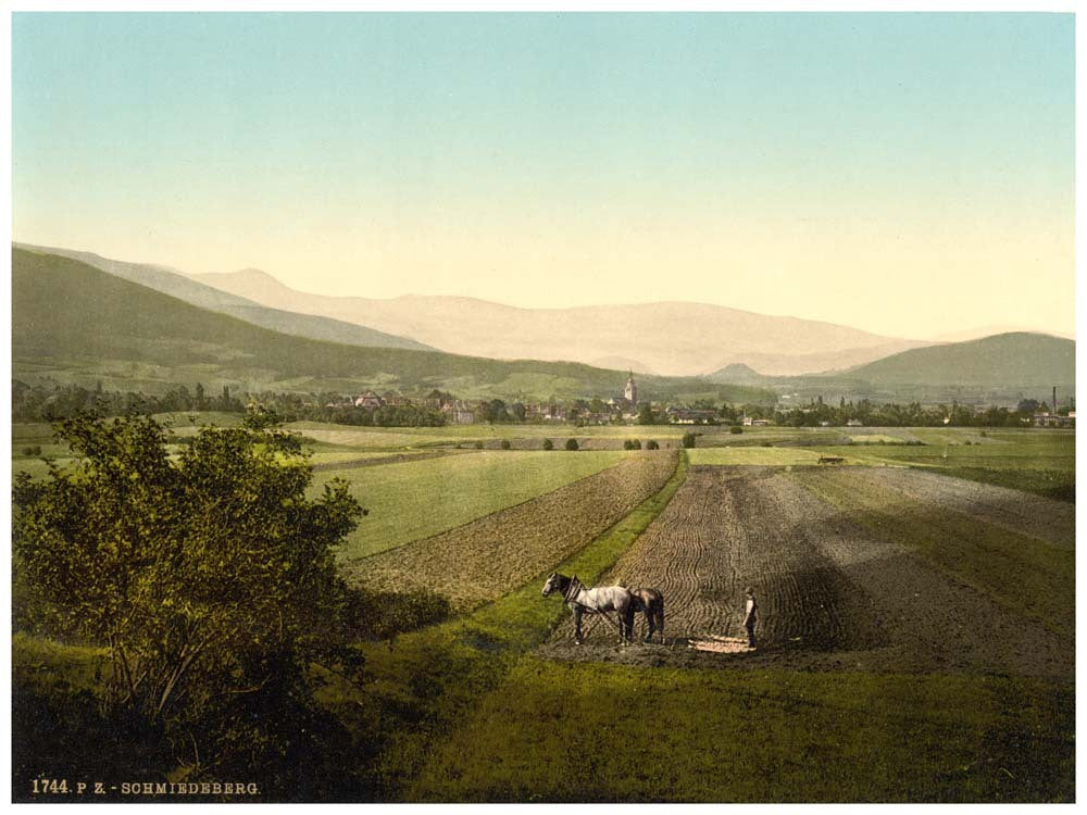 Schmiedeberg, with the Hochgebirge, Reisengebirge, Germany 0400-4493