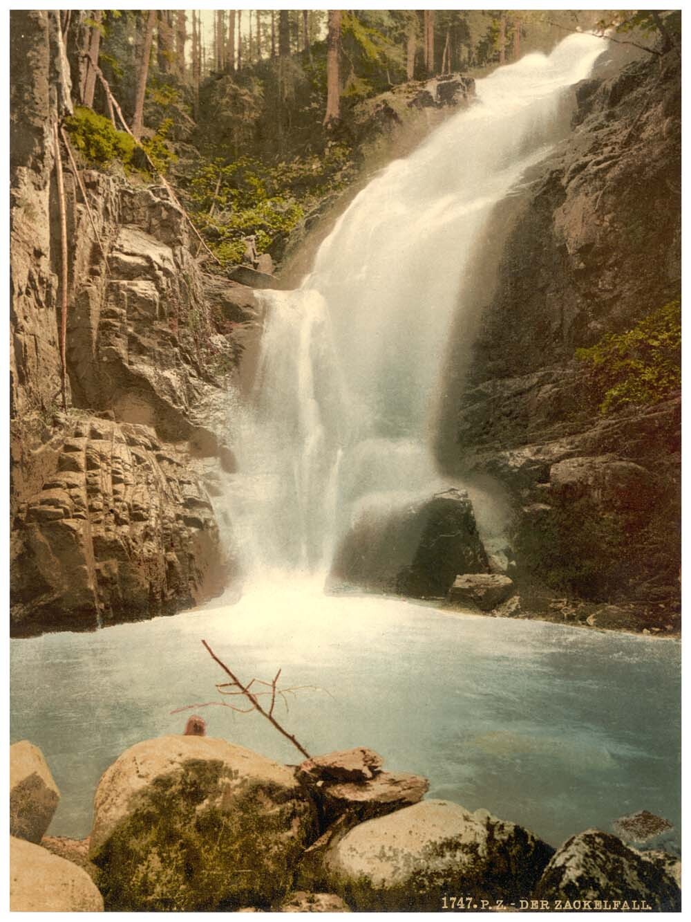 Zackefall, Reisengebirge, Germany 0400-4498