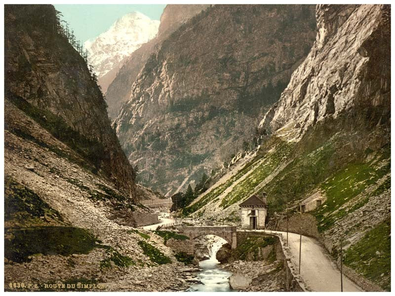 Simplon Pass, Gondoschlucht, Valais, Alps of, Switzerland 0400-4531