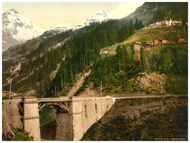 Simplon Pass, Berisal, Valais, Alps of, Switzerland 0400-4534