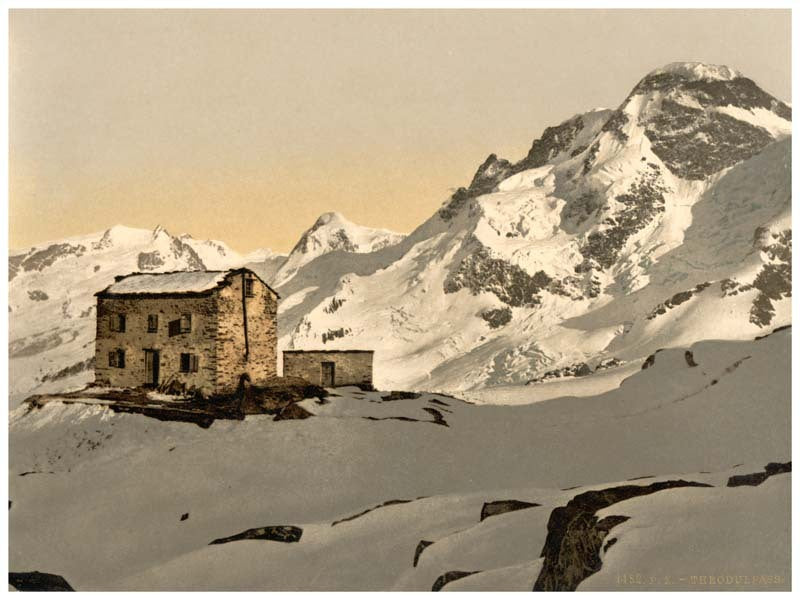 Theodulpass, with Club Cottage, Valais, Alps of, Switzerland 0400-4542