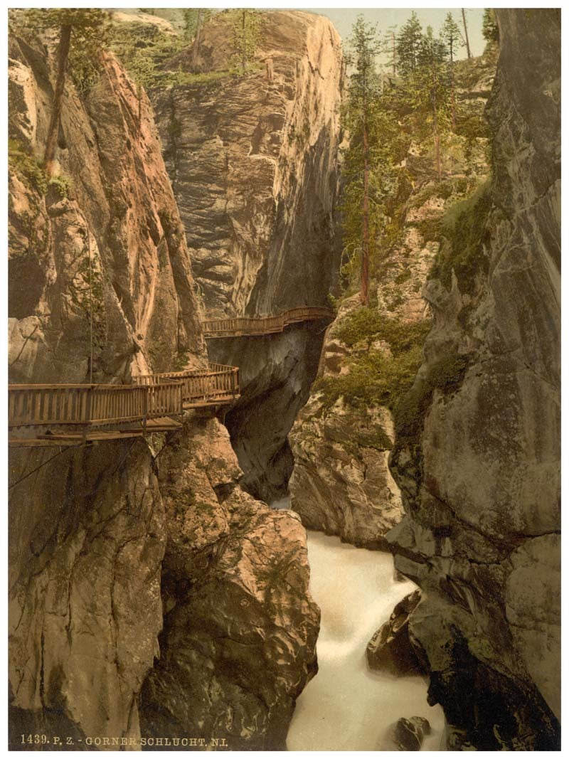 Zermatt, Upper Gorner Gorge, Valais, Alps of, Switzerland 0400-4547