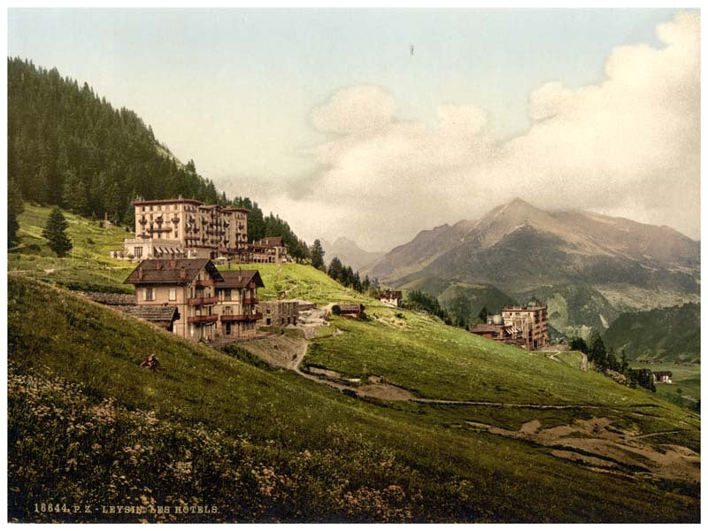 Leysin, the hotels, Vaud, Canton of, Switzerland 0400-4552