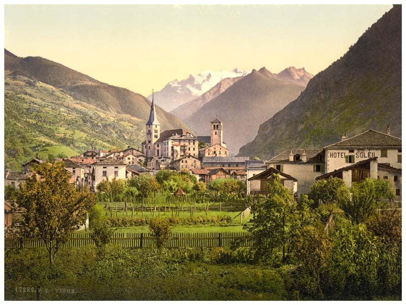 Viege, general view, Switzerland 0400-4557