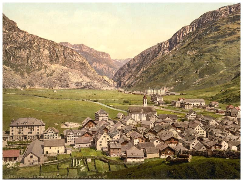 The Ursern Valley, Andermatt, Switzerland 0400-4616