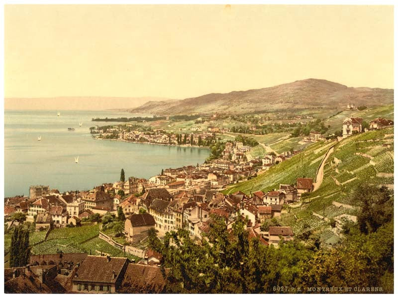 Montreux and Clarens, Geneva Lake, Switzerland 0400-4680