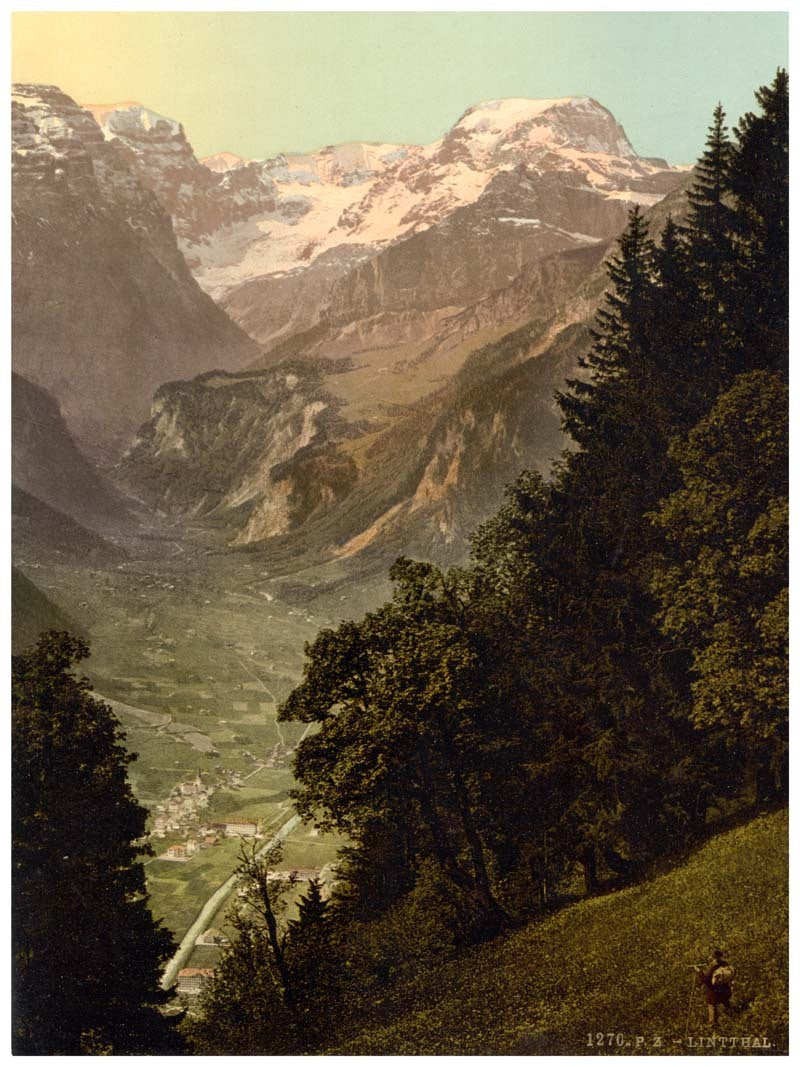 The Valley of Linth (Lintthal) and the Todi, Glarus, Switzerland 0400-4700