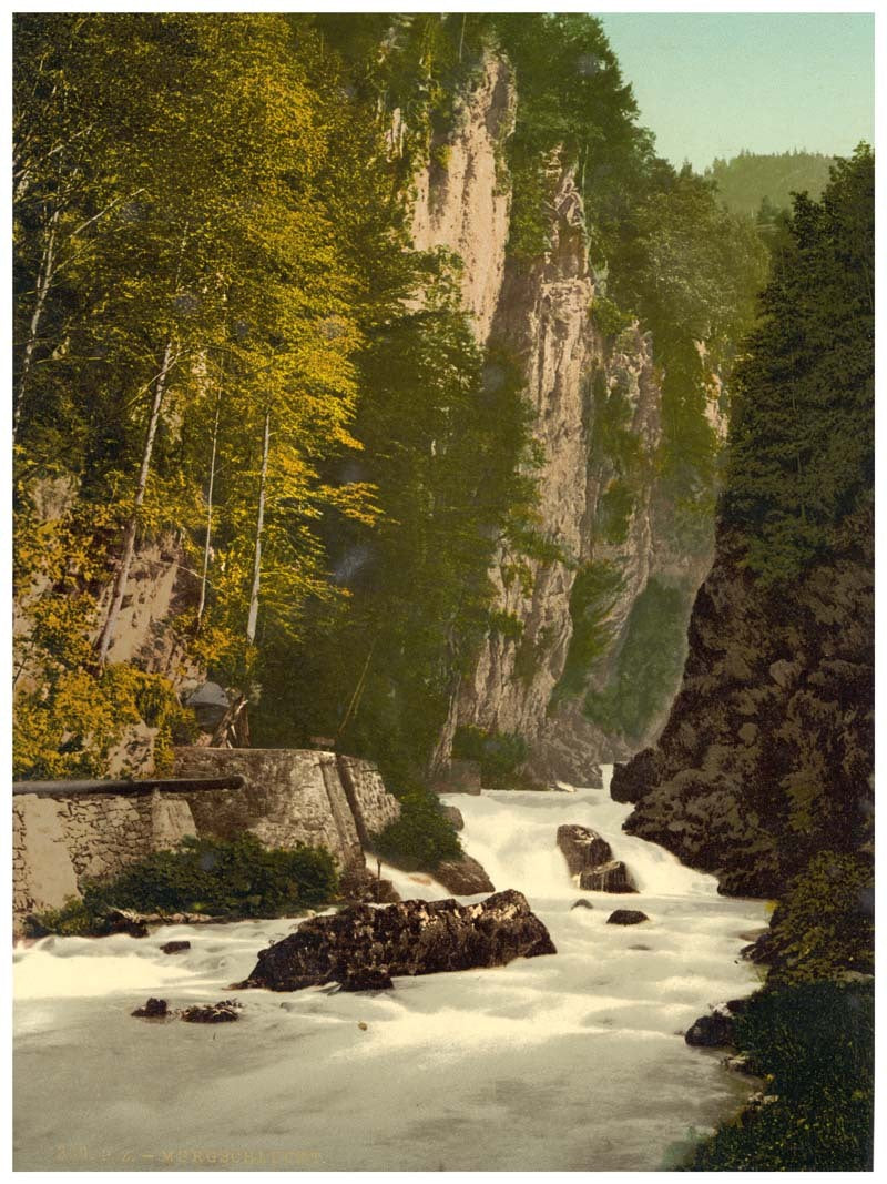 The ravine of the Murg, Glarus, Switzerland 0400-4703