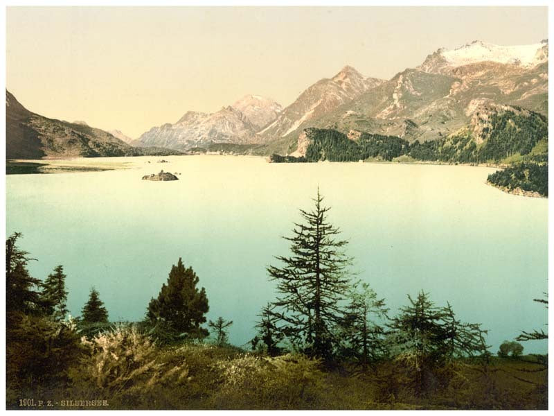 Upper Engadine, Lake Sils, Grisons, Switzerland 0400-4729