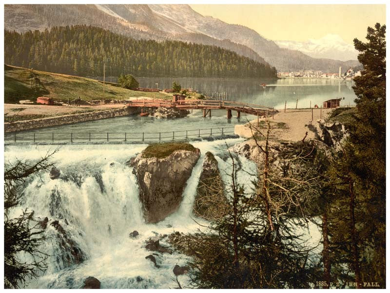 Upper Engadine, Falls of the Inn, Grisons, Switzerland 0400-4730