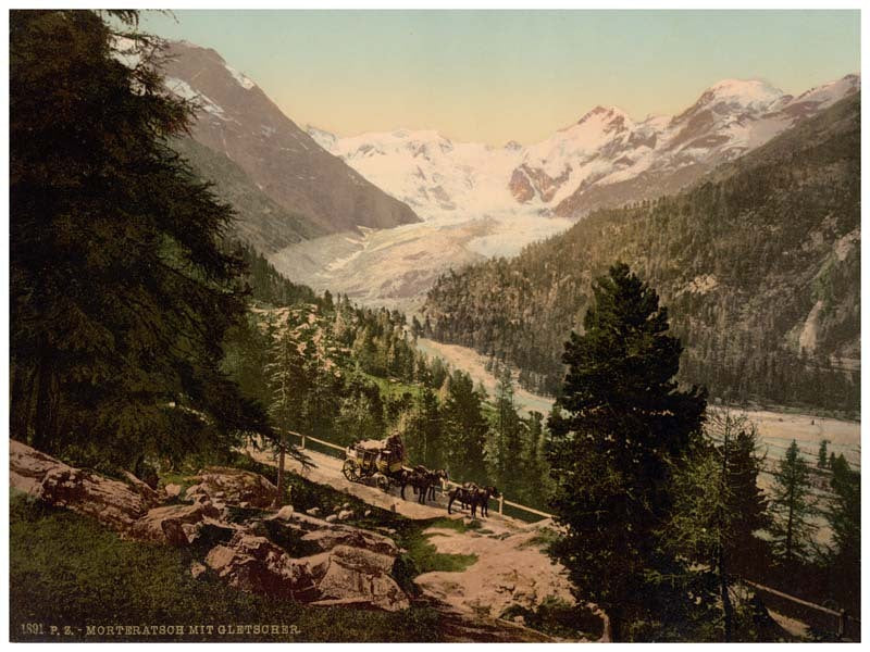 Upper Engadine, Morteratsch Glacier, Grisons, Switzerland 0400-4734