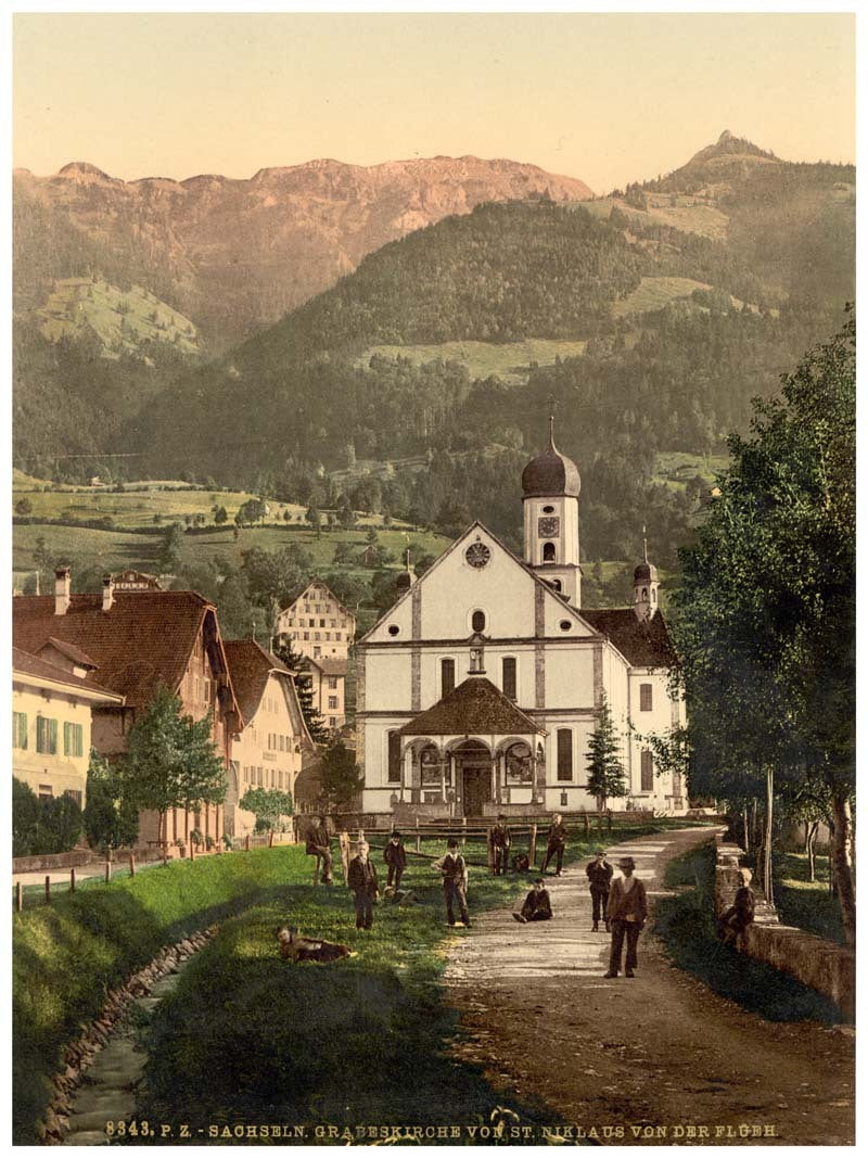 The sepulchre of Nicholas von der Flueh, Sachseln, Unterwald, Switzerland 0400-4788