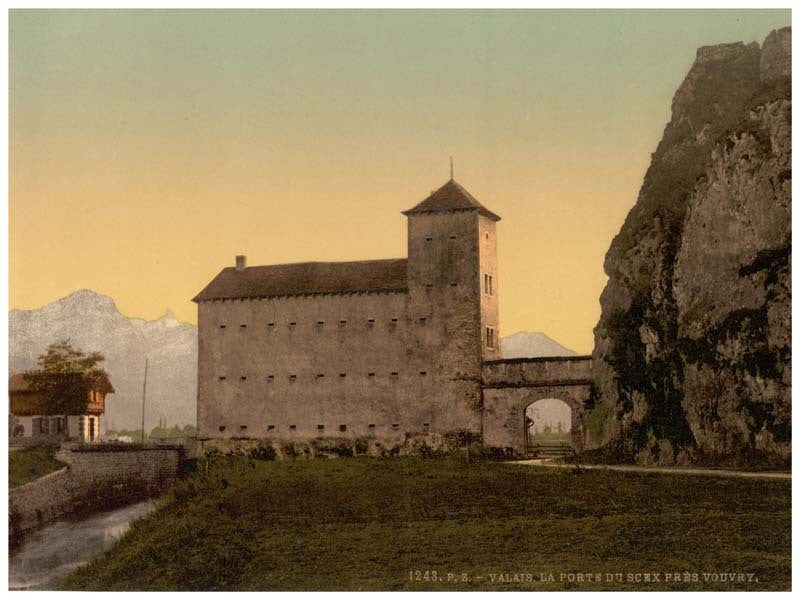 Voury, the "Port du Scex" (Gate of Scex), Valais, Switzerland 0400-4792