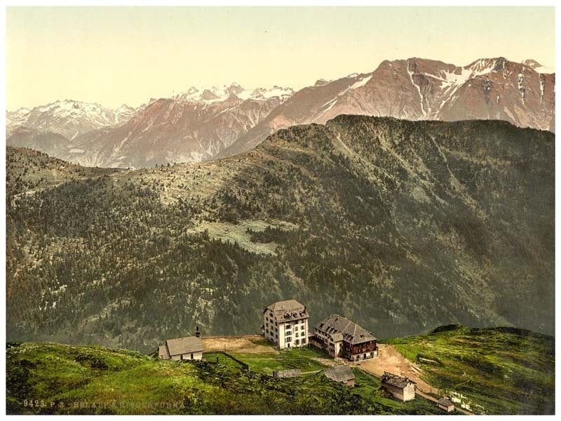 Belalp and Riederfurka, Valais, Alps of, Switzerland 0400-4795