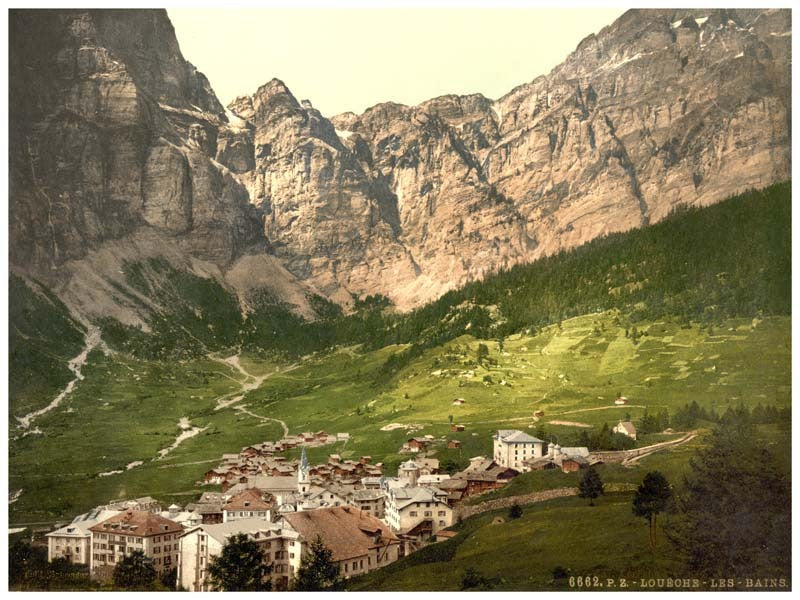 Leukerbad, Valais, Alps of, Switzerland 0400-4815