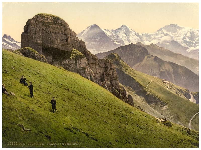 Schynige Platte, Gummihorn, Eiger, Monch and Jungfrau, Bernese Oberland, Switzerland 0400-4915