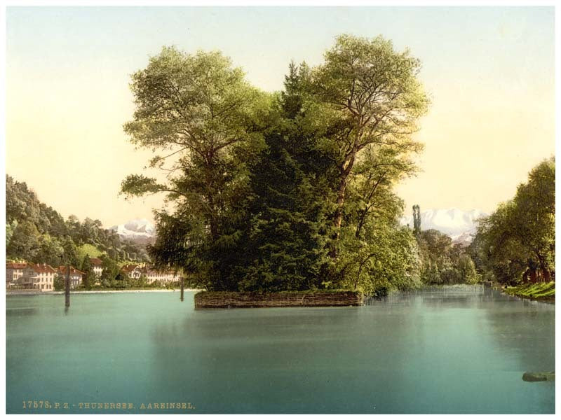 Thun, Lake of, Aare-Insel, Bernese Oberland, Switzerland 0400-4917