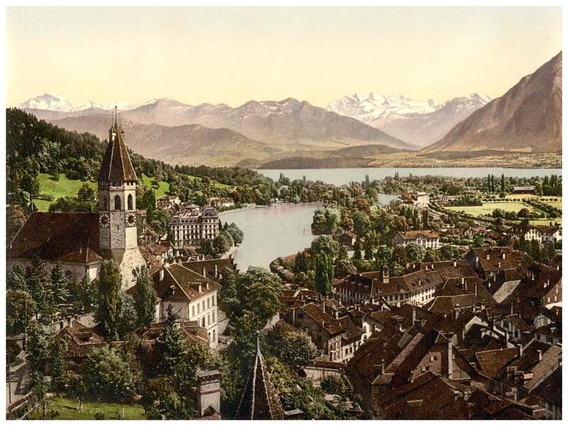 Thun, general view, Bernese Oberland, Switzerland 0400-4920