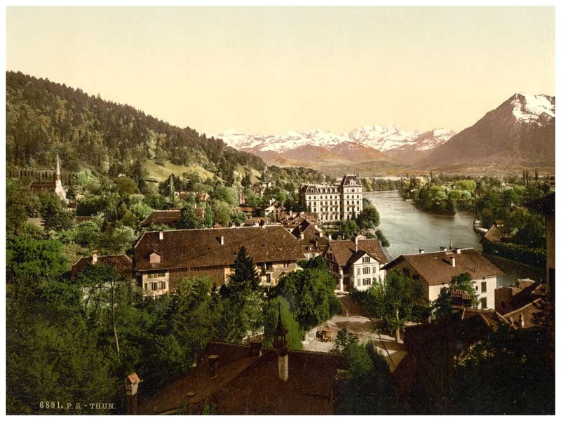 Thun, general view, Bernese Oberland, Switzerland 0400-4921