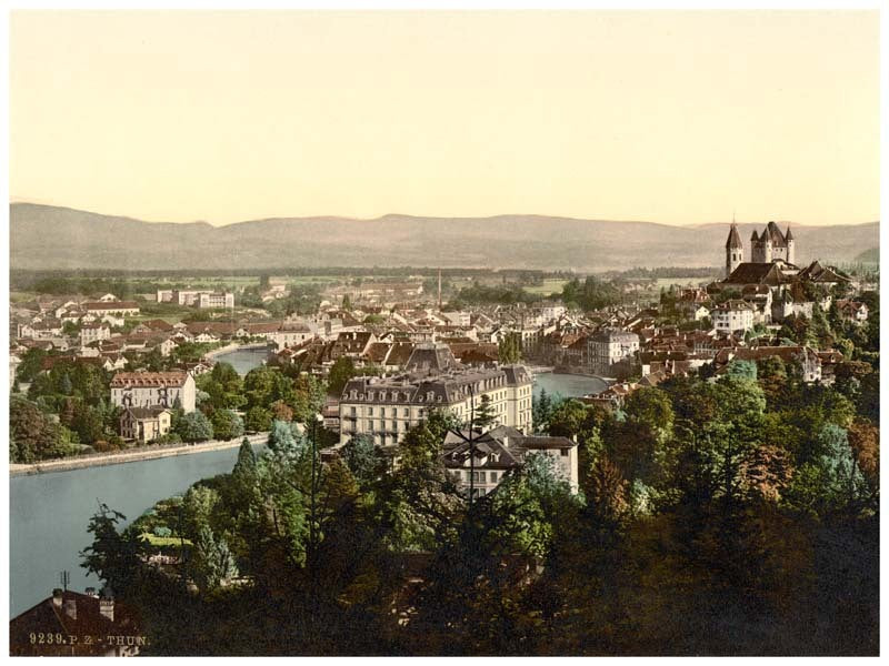 Thun, general view, Bernese Oberland, Switzerland 0400-4922