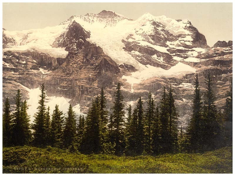 Wengern Alp and Jungfrau, Bernese Oberland, Switzerland 0400-4934