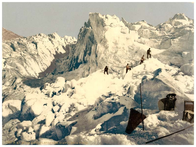 Upper Engadine, Mont Pers Glacier, Grisons, Switzerland 0400-4950