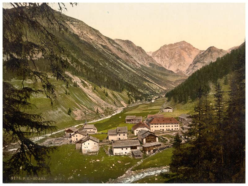 Upper Engadine, Scarl, Grisons, Switzerland 0400-4955