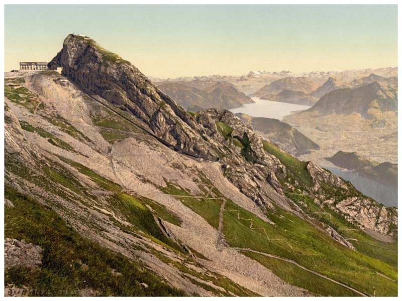 Looking towards Glarnisch, Pilatus, Switzerland 0400-5049