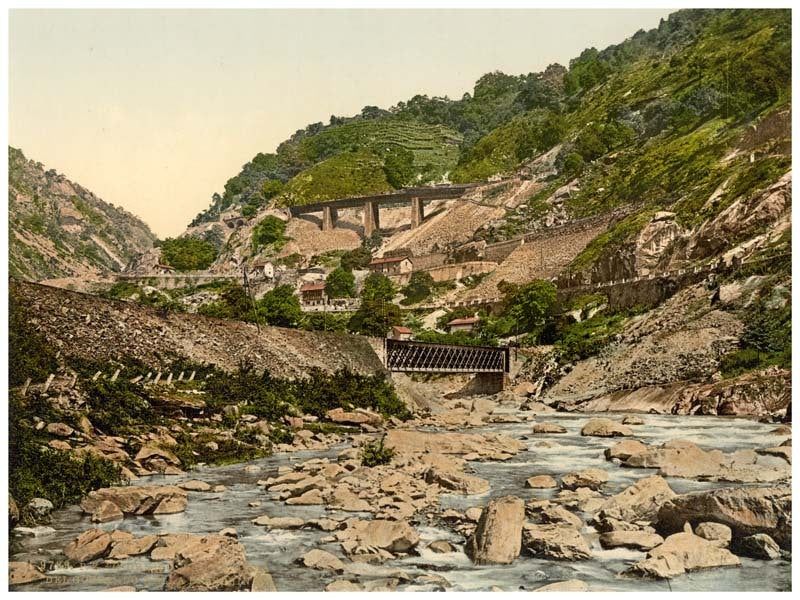 Biaschina, St. Gotthard Railway, Switzerland 0400-5085