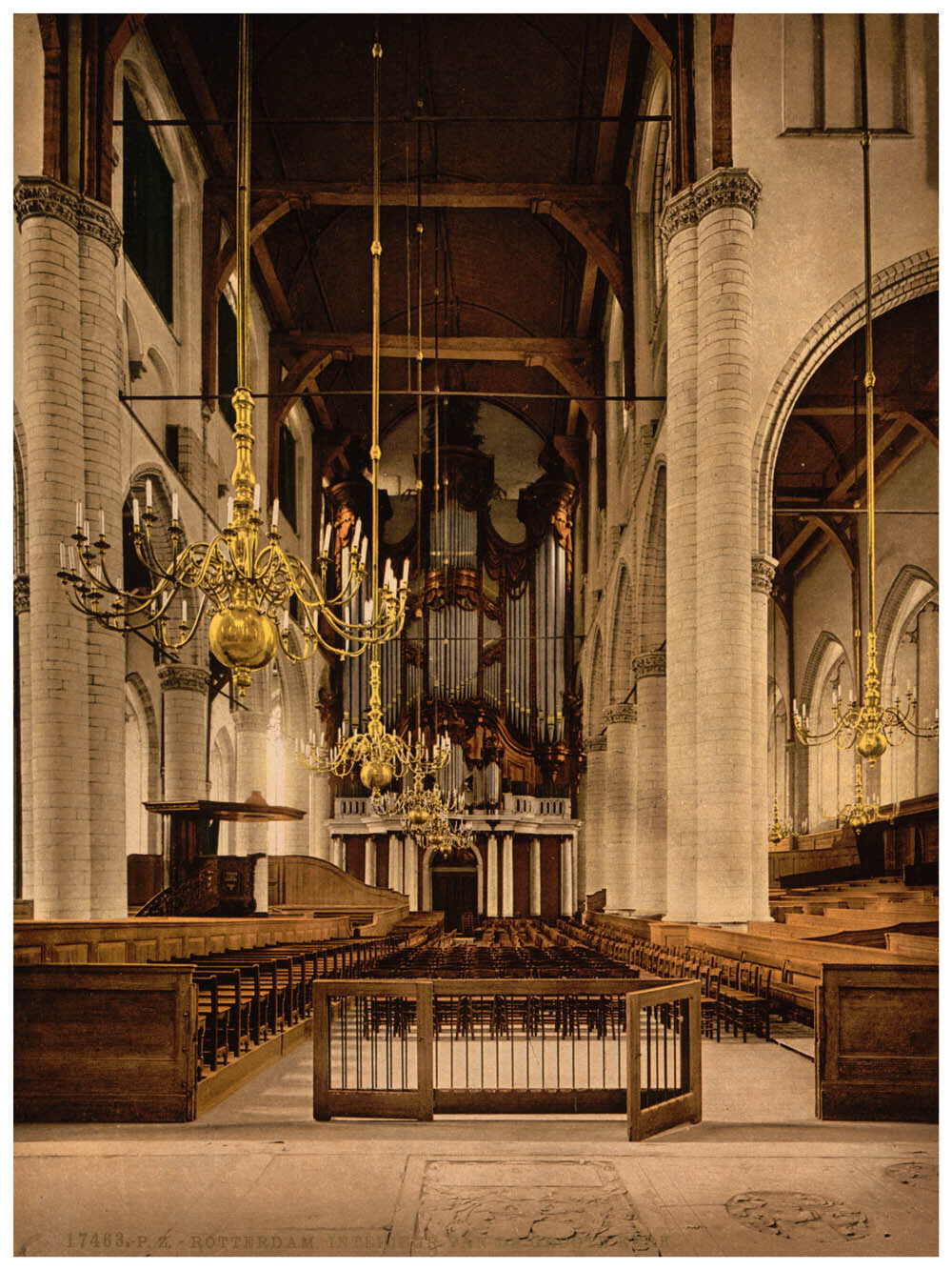 Cathedral (interior), Rotterdam, Holland 0400-5235