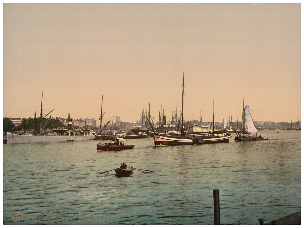 The Meuse River, Rotterdam, Holland 0400-5242